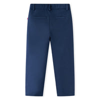 Pantaloni per Bambini con Finiture Nere Blu Marino 92 14922