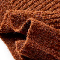 Cardigan da Bambina Lavorato a Mano Cognac 128 14950