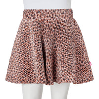 Gonna da Bambina con Stampa Leopardata Rosa Antico 92 15066