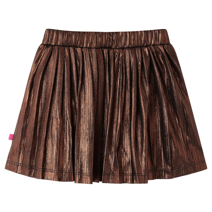 Gonna da Bambina con Brillantini Cognac 92cod mxl 132175