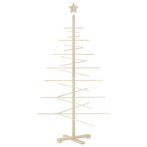 Albero di Natale Decorativo in Legno 150 cm Legno Massello Pino 357990