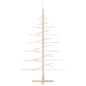 Albero di Natale Decorativo in Legno 150 cm Legno Massello Pino 357990