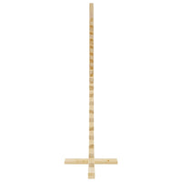 Albero di Natale Decorativo in Legno 120 cm Legno Massello Pino 357995