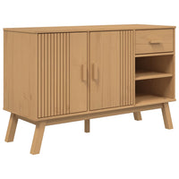 Credenza OLDEN Marrone 114x43x73,5 cm in Legno Massello di Pinocod mxl 90603