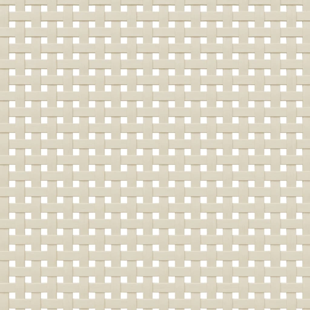 Armadio SENJA Aspetto Rattan Bianco 90x55x175 cm Massello Pino 358035