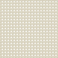 Tavolino SENJA Aspetto Rattan Bianco 100x55x33cm Legno Massello 358047