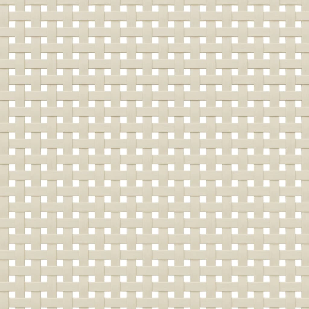 Scarpiera SENJA Aspetto Rattan Bianco 59,5x35x107 cm Massello 358050