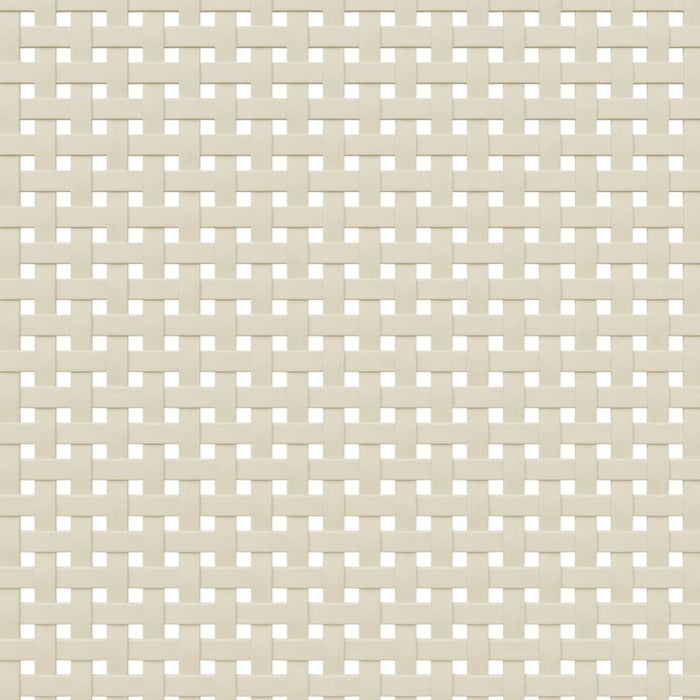 Scarpiera SENJA Aspetto Rattan Bianco 59,5x35x107 cm Massello 358050