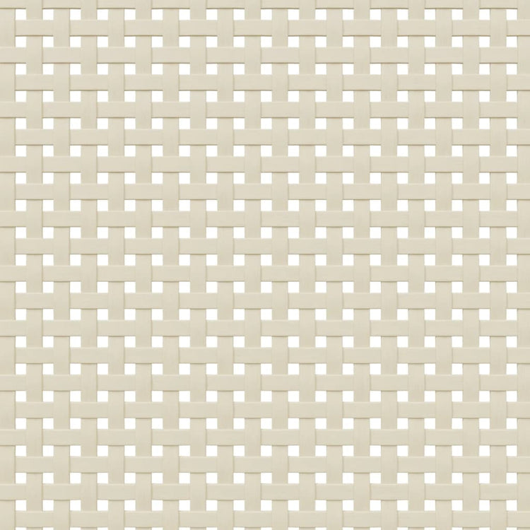 Scarpiera SENJA Aspetto Rattan Bianco 59,5x35x107 cm Massello 358050