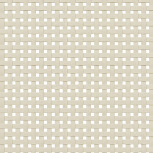 Credenza SENJA Aspetto Rattan Bianco 90x40x112cm Massello Pino 358053