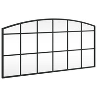 Specchio da Parete Nero 80x40 cm Arco in Ferrocod mxl 128195