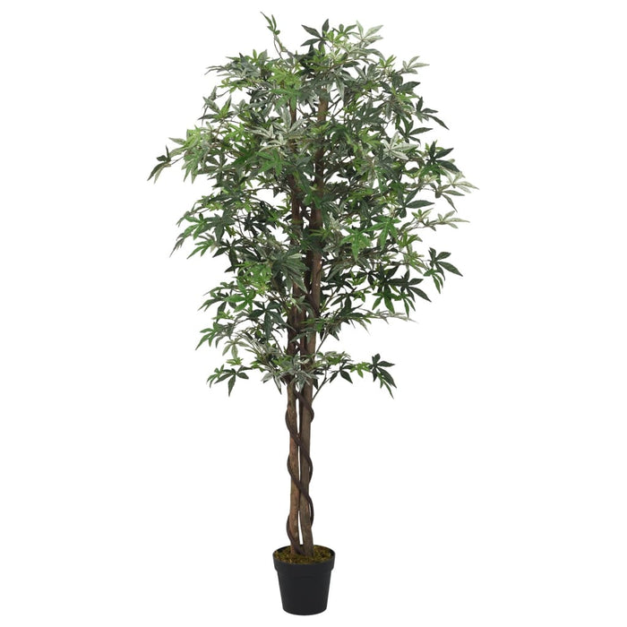 Acero Artificiale 224 Foglie 80 cm Verde 359020