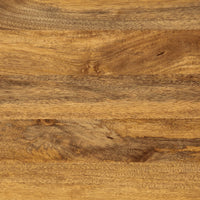 Tavolino da Salotto 110x50x40cm Legno Massello di Mango e Ferro 356976