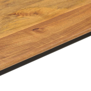 Tavolo Consolle 110x40x76 cm in Legno Massello di Mango e Ferro 356977