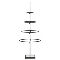 Albero di Natale Decorativo in Metallo Nero 60 cm 359588