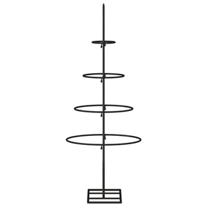 Albero di Natale Decorativo in Metallo Nero 60 cm 359588