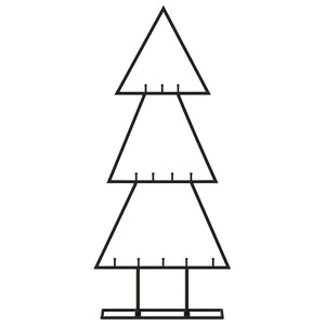 Albero di Natale Decorativo in Metallo Nero 60 cmcod mxl 98488