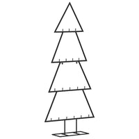 Albero di Natale Decorativo in Metallo Nero 90 cmcod mxl 74495