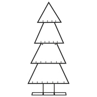 Albero di Natale Decorativo in Metallo Nero 125 cmcod mxl 98490