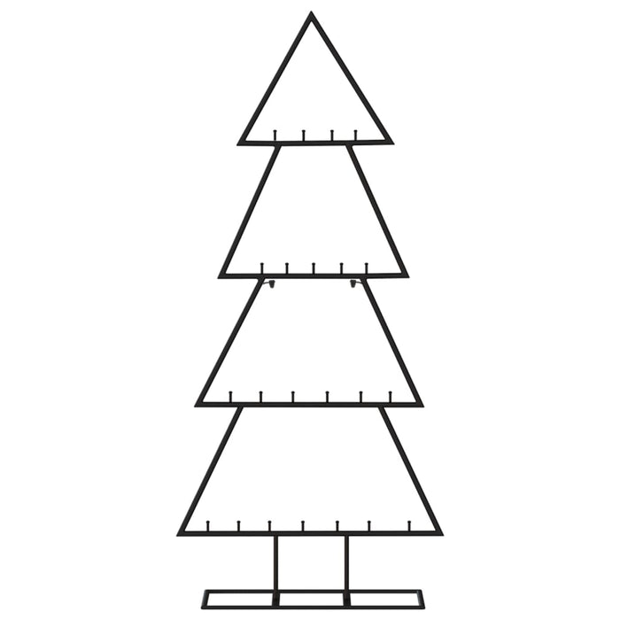 Albero di Natale Decorativo in Metallo Nero 125 cmcod mxl 98490