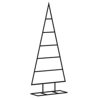 Albero di Natale Decorativo in Metallo Nero 90 cm 359595