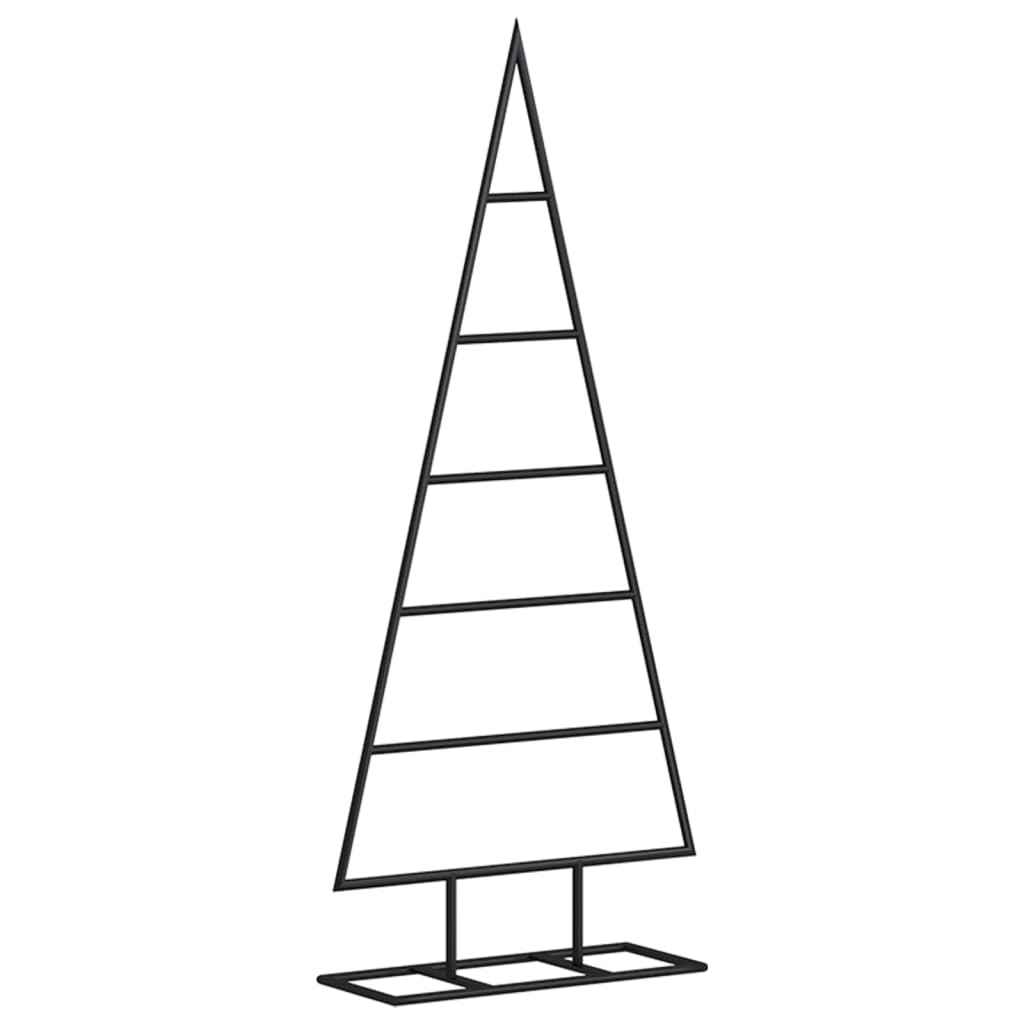 Albero di Natale Decorativo in Metallo Nero 90 cm 359595