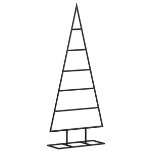 Albero di Natale Decorativo in Metallo Nero 90 cm 359595