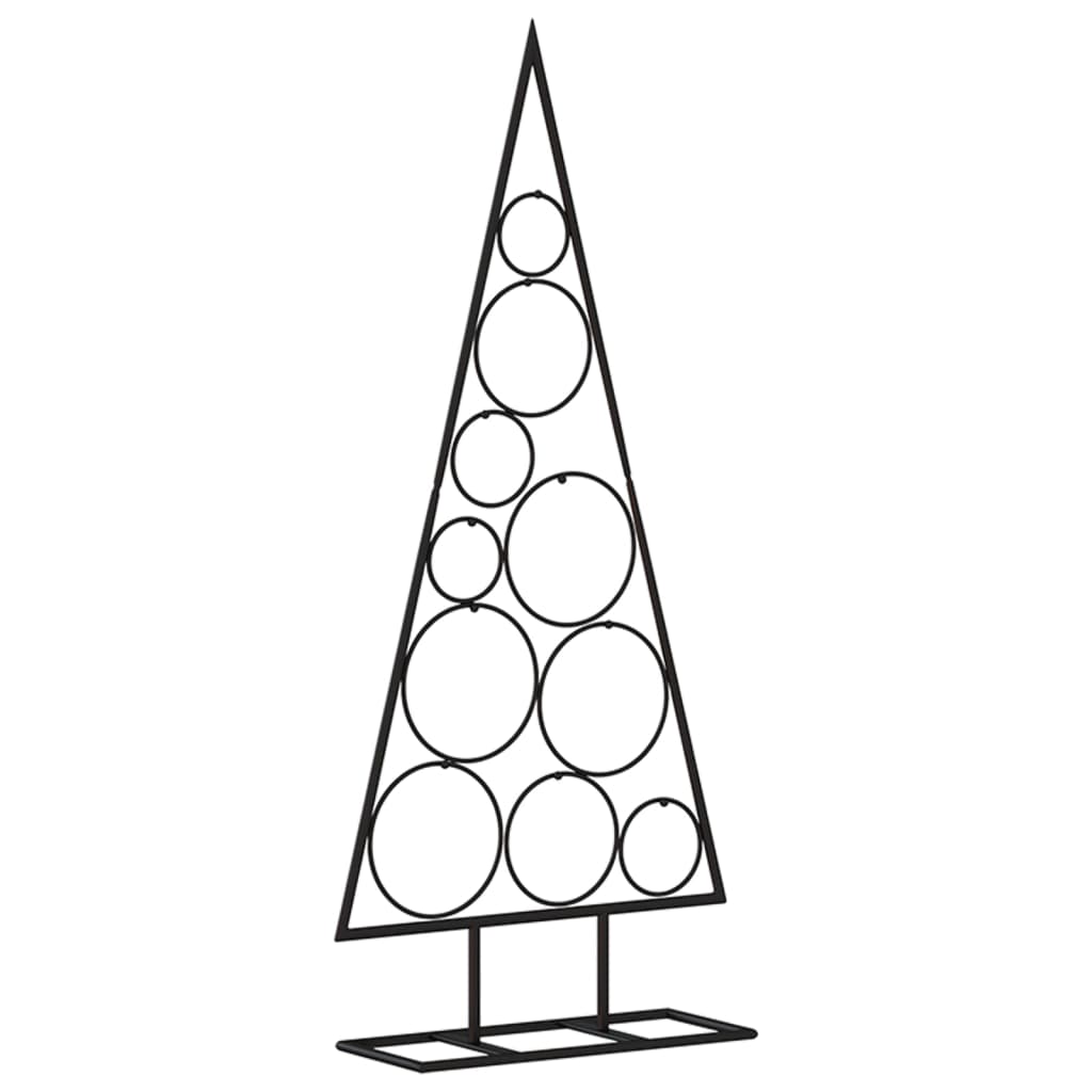 Albero di Natale Decorativo in Metallo Nero 90 cmcod mxl 98486