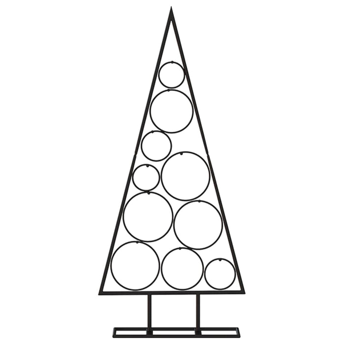 Albero di Natale Decorativo in Metallo Nero 90 cmcod mxl 98486