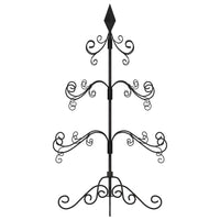 Albero di Natale Decorativo in Metallo Nero 90 cm 359606