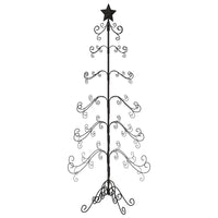 Albero di Natale Decorativo in Metallo Nero 215 cm 359609