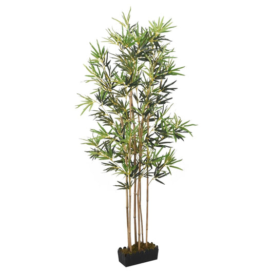 Albero Bambù Artificiale 828 Foglie 150 cm Verde 358965