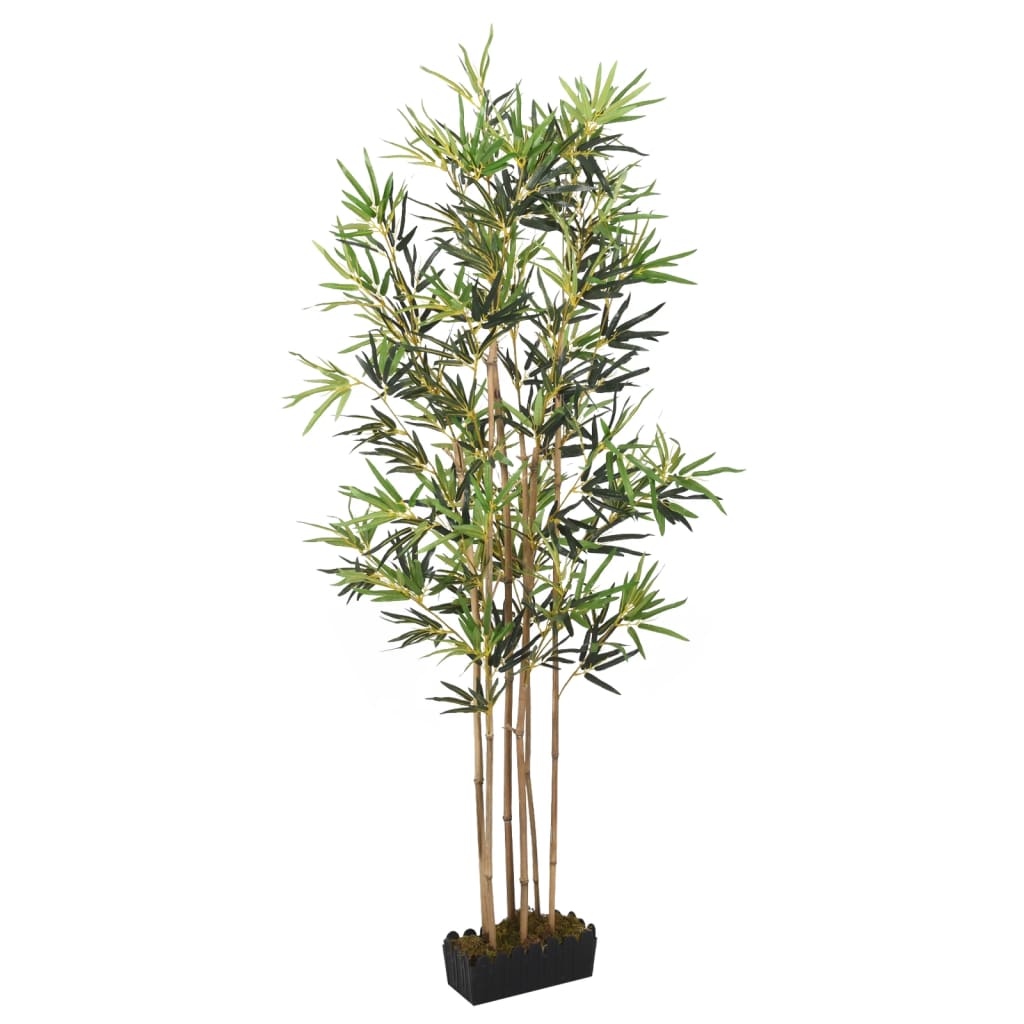 Albero Bambù Artificiale 828 Foglie 150 cm Verdecod mxl 131458