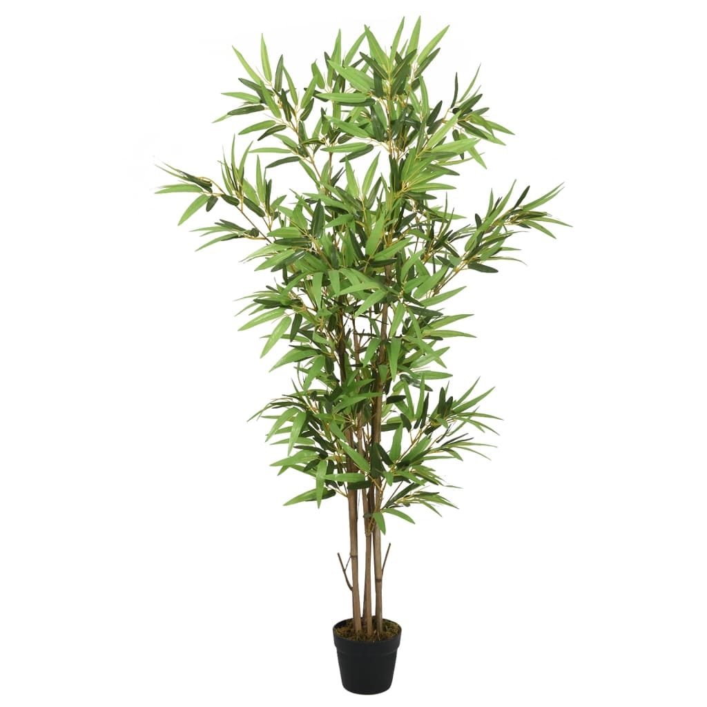 Albero Bambù Artificiale 368 Foglie 80 cm Verde 358967