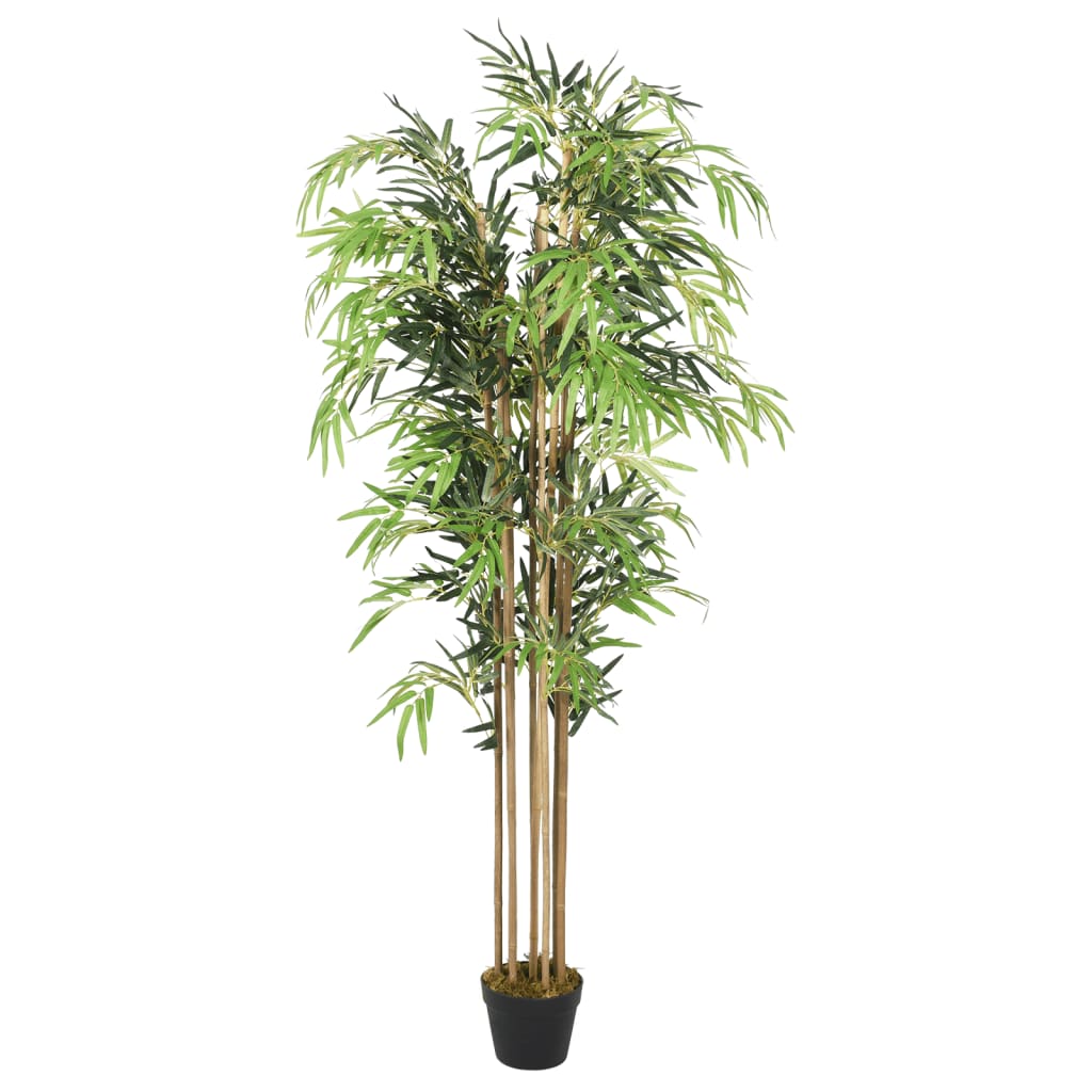 Albero Bambù Artificiale 500 Foglie 80 cm Verde 358984