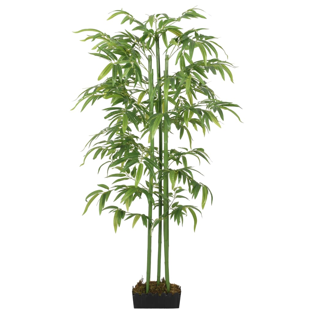 Albero Bambù Artificiale 240 Foglie 80 cm Verde 358996