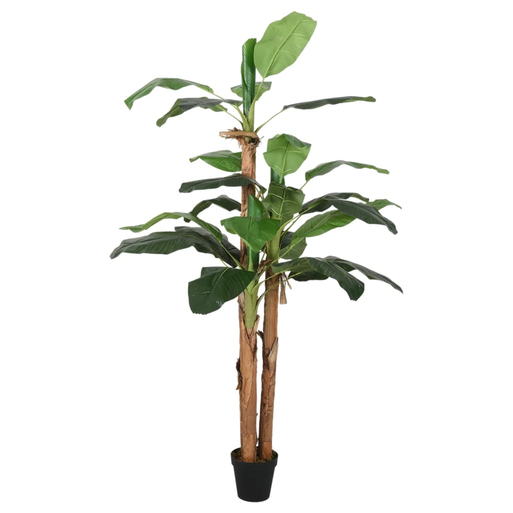 Albero di Banano Artificiale 18 Foglie 150 cm Verdecod mxl 83547