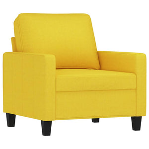 Poltrona Giallo Chiaro 60 cm in Tessuto 359152