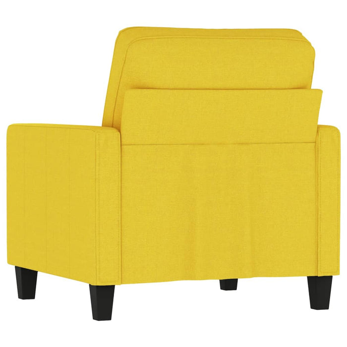 Poltrona Giallo Chiaro 60 cm in Tessuto 359152