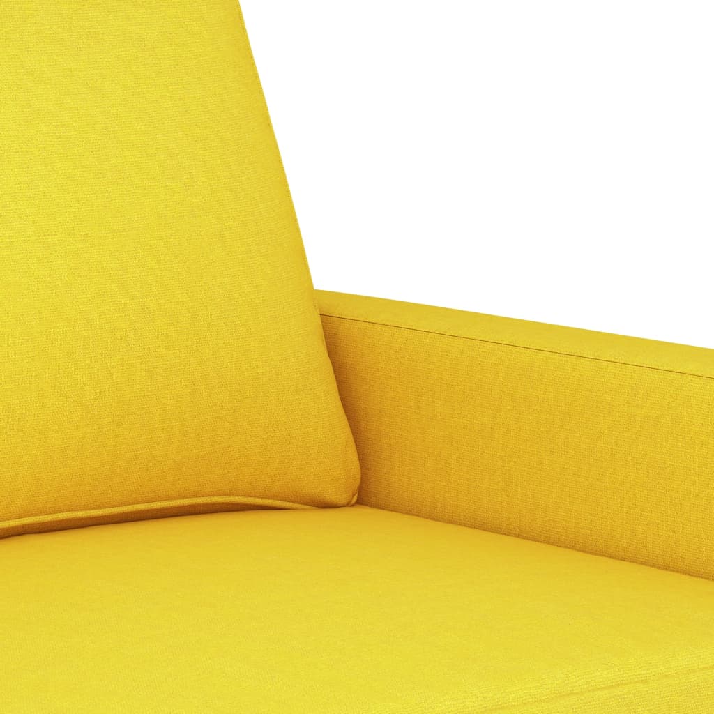 Poltrona Giallo Chiaro 60 cm in Tessuto 359152