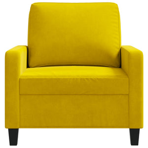 Poltrona Giallo 60 cm Velluto 359185