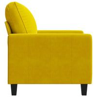 Poltrona Giallo 60 cm Velluto 359185