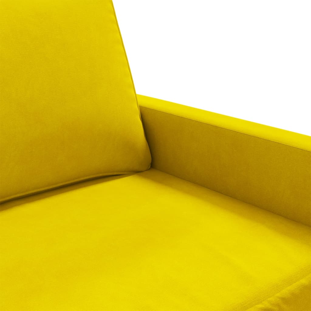 Poltrona Giallo 60 cm Velluto 359185