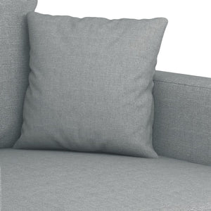 Poltrona Grigio Chiaro 60 cm in Tessuto 359251