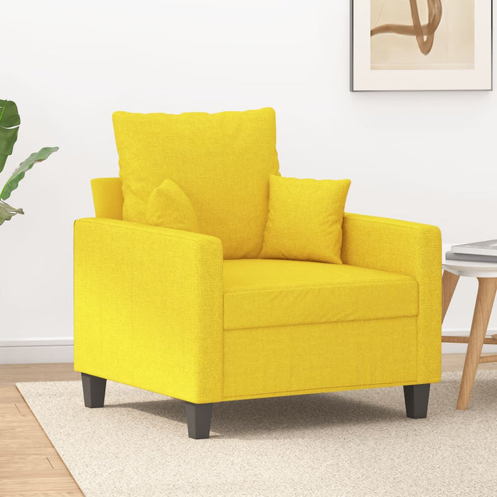 Poltrona Giallo Chiaro 60 cm in Tessutocod mxl 83881