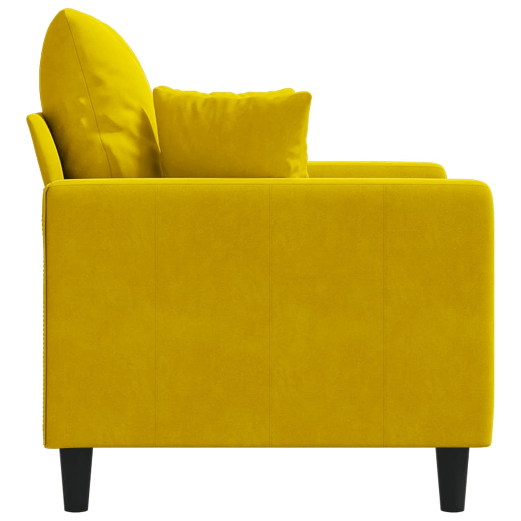 Poltrona Giallo 60 cm Velluto 359289