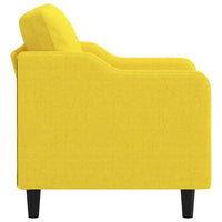 Poltrona Giallo Chiaro 60 cm in Tessuto 359348