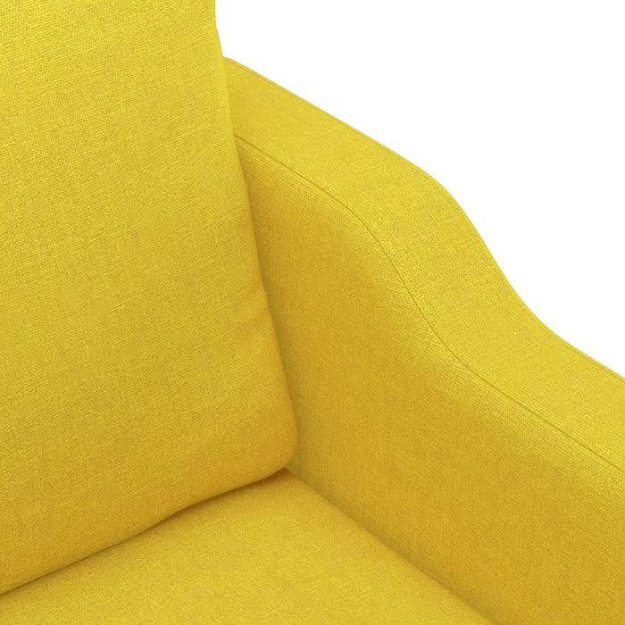 Poltrona Giallo Chiaro 60 cm in Tessuto 359348