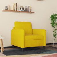 Poltrona Giallo 60 cm Velluto 359428