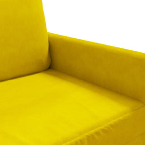 Poltrona Giallo 60 cm Velluto 359428